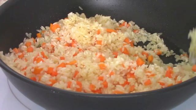 Рис с морковью на ужин. Легкий рецепт гарнира по-Турецки.