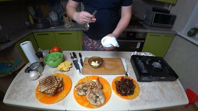 Клаб сэндвич с курицей и беконом смотреть онлайн