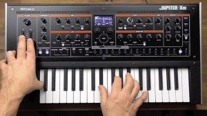 Roland Jupiter-Xm Sound Demo (no talking)