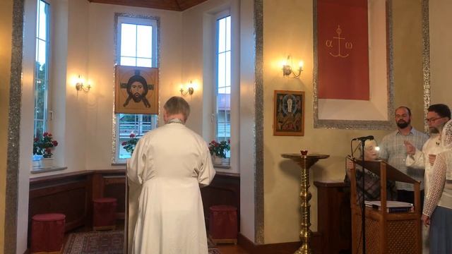 Преображение. Вечерня на русском языке. Прямая трансляция богослужения