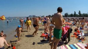 #Анапа Жесть! Что творится на Центральном пляже. (04.07.2020)