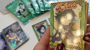 Распаковка коллекционных карт Genshin Impact / Геншин / паки