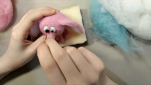 Валяние из шерсти. Обзор мастер-класса по валянию слона.