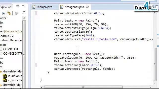 Dibujar Bitmap (Canvas). Tutorial 130 en Español. Desarrollo de Aplicaciones Android. смотреть онлайн
