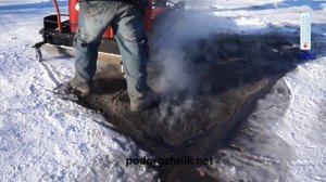 Ремонт асфальта с помощью инфракрасного нагрева | Infrared asphalt repair | TICAB