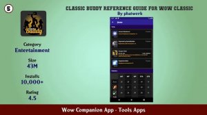 Top 10 Wow Companion App Android Apps