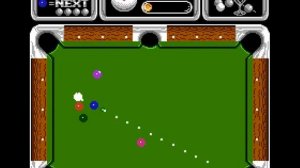Side Pocket - Dendy, NES Прохождение Бильярд Денди. Walkthrough Billiards Simulator (Без комментов)