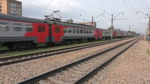 Грузовой, тепловоз, электричка и пассажирские поезда