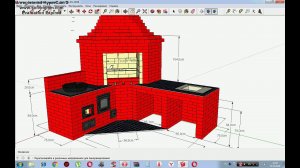 5. Угловое Барбекю (2.72х2.21) с Духовкой, Казаном, Мойкой и Столешницей. Своими Руками!