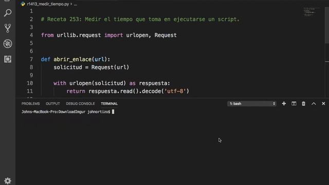 Python 3 - Receta 253: Medir el Tiempo de un Script Python смотреть онлайн