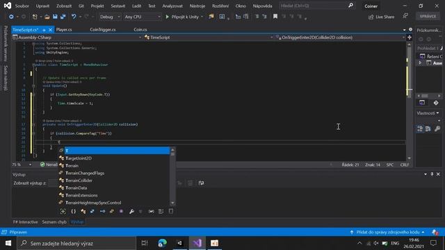 Как сделать остановку времени в Unity