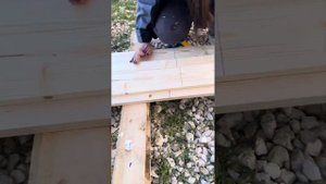 Деревянный забор в стиле ранчо, из строгонной доски своими руками ❤️ Wooden fence in ranch style