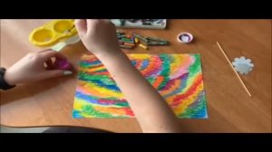 Мастер-класс по рисованию "Цветы для бабушки"