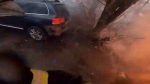 Пожар дома в Раменском