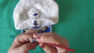 Аппликация Якорь крючком