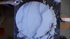 Marble. Мрамор эпоксидной смолой. Большой формат.