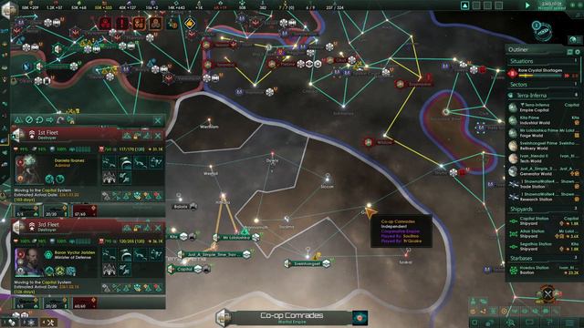 Stellaris Co-op Mode Quest To Galaxy Domination Ep 22: We Get Our Final Tradition Tree And Kick But смотреть онлайн