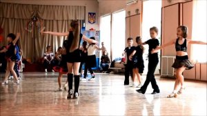 Бальные танцы . Дети . Ballroom dancing . Children.