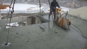 Резка плит перекрытий