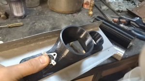 Фланец для установки автономного отопителя  Ниссан Лиф. Nissan Leaf