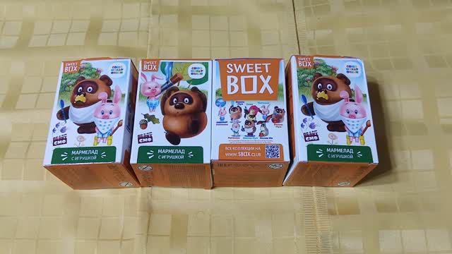 Открываем Свит Боксы Винни Пух №2. Opening Sweet Boxes Winnie the Pooh №2.