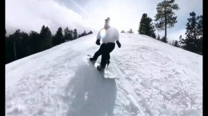 Snow Summit Big Bear 360 Snowboarding (Insta360 X3 & Topaz AI Enhancement Test)