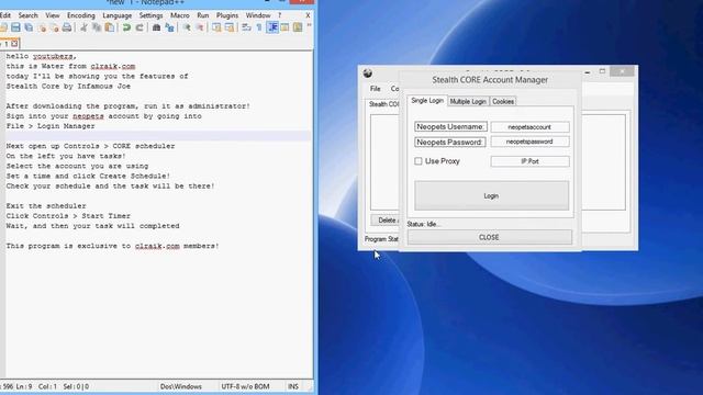 Neopets Cheats: clraik.com Stealth CORE Basic How To Use смотреть онлайн