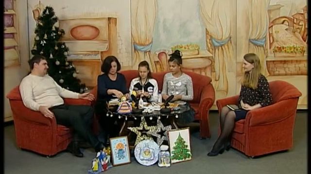 МК - Юрій Кучеренко та різдвяний майстер-класс від гуртка "Природа і фантазія" смотреть онлайн