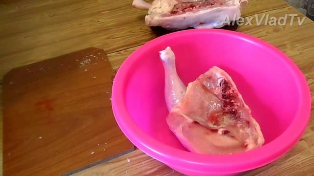 Копчение курицы горячим способом