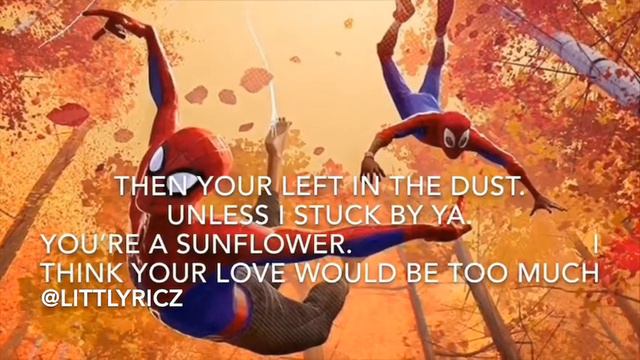 Sunflower- Post Malone & Swae Lee | Spider-Verse смотреть онлайн
