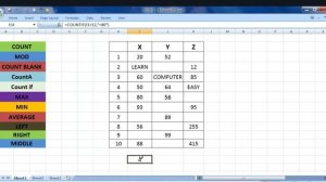 M.S.EXCEL FUNCTIONS & EQUATIONS - Part - 2, Every Data entry Operator must learn.