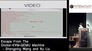 Escape From The Docker KVM QEMU Machine   Shengping Wang and Xu Liu