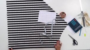 Как быстро сшить без выкройки юбку четверть солнца? Раскрой, сметывание и примерка модной юбки.