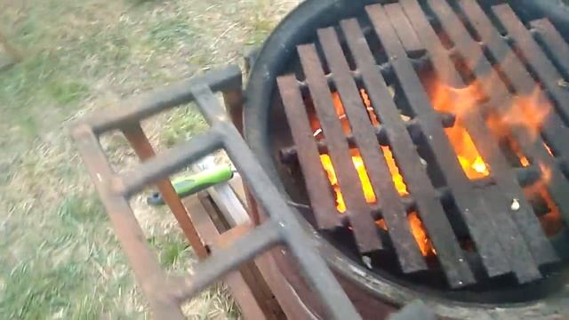 Печка из автомобильных дисков. Очередной обзор. смотреть онлайн