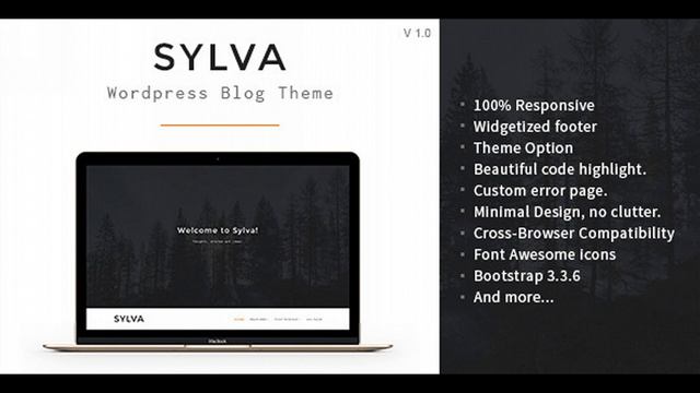 Sylva - Responsive Minimal Blog Theme | Themeforest Website Templates and Themes