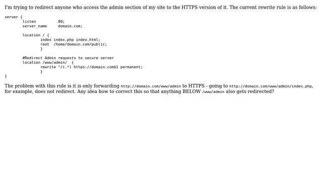 DevOps & SysAdmins: NGINX Redirect Rule: Subfolder only to HTTPS? (2 Solutions!!) смотреть онлайн