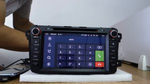 Belsee Android 9.0 Auto Radio Touch Screen 1028*720 GPS Navigation System Mazda CX 9 CX-9 2007-2016