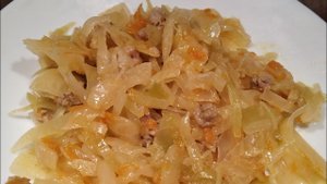 Тушёная капуста в мультиварке с сосисками.???