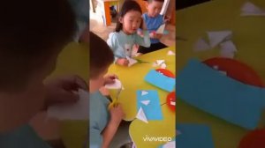 Индивидуальная работа с ребёнком ОВЗ: Аппликация " Снеговик"