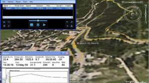 Active GPX Route Player - Wiggins in Google Earth