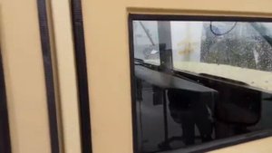 Военный Хаммер в России.