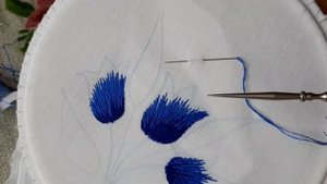 Вышивка гладью для начинающих. Вышиваем колокольчики. Основы техники. Stitch embroidery for beginne