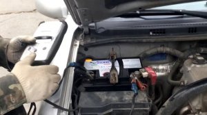 Установка аккумулятора/Suzuki Grand Vitara 2.0/Диагностика аккумулятора