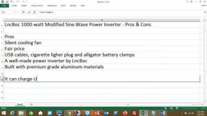 LncBoc 1000 watt Modified Sine Wave Power Inverter   Pros and Cons