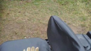 Первая поездка на мотоблоке с адаптером ак-1.