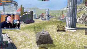 WoT Blitz - Научу играть и ТАЩИТЬ на ЯГЕ Е100 ● Зрители выбирают ТОП #2 ПТ САУ Jagdpanzer E100(WoTB