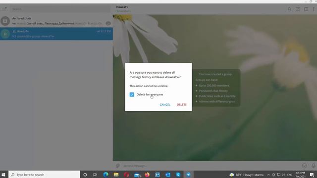 How to Leave a Group in Telegram on Windows смотреть онлайн