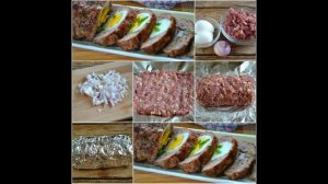 Мясной рулет с яйцом запеченный в духовке