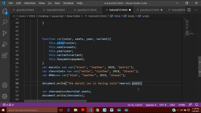 Part 13: Adding Methods in Constructor functions - Objects(JavaScript Tutorial for Beginners) смотреть онлайн