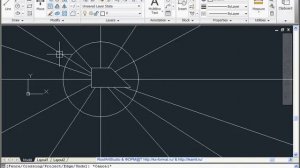 Удаление объектов в AutoCad 2011